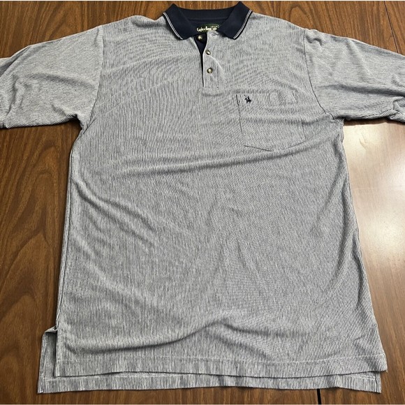 Knights Of The Round Table Polo KOTRT Golf Vertical Striped Shirt Men XL Tall - Picture 1 of 6